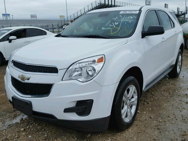 2GNALAEK9F6243390 - 2015 CHEVROLET EQUINOX WHITE photo 2