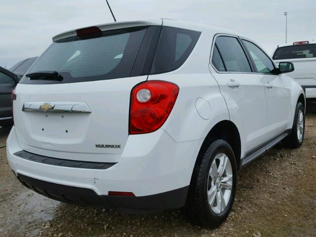 2GNALAEK9F6243390 - 2015 CHEVROLET EQUINOX WHITE photo 4