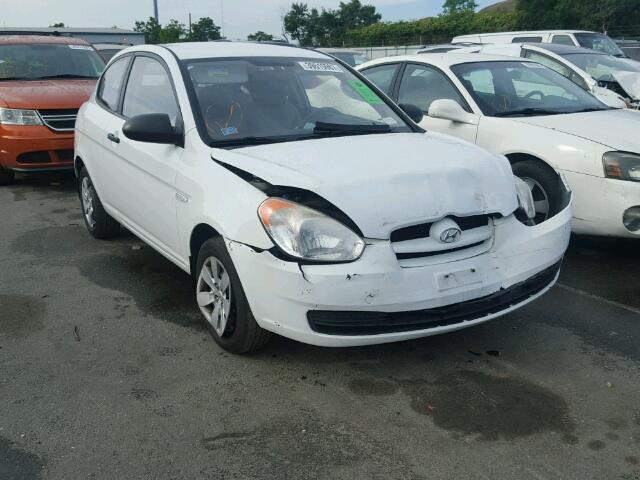 KMHCM36C89U138620 - 2009 HYUNDAI ACCENT GS WHITE photo 1