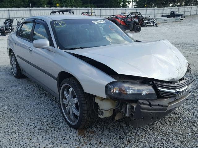 2G1WF55E519331246 - 2001 CHEVROLET IMPALA SILVER photo 1