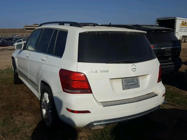 WDCGG5HB0FG373076 - 2015 MERCEDES-BENZ GLK 350 WHITE photo 3