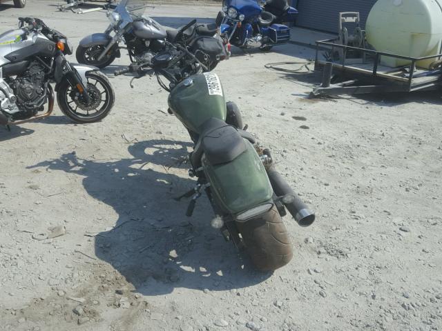 JYAVP33E3FA011907 - 2015 YAMAHA XVS1300 CU GREEN photo 3