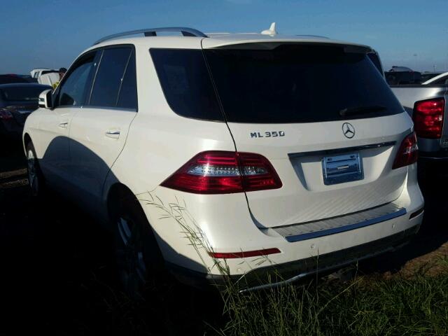 4JGDA5JB3EA315285 - 2014 MERCEDES-BENZ ML WHITE photo 3