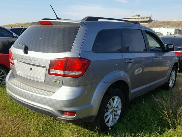 3C4PDCBG0GT137032 - 2016 DODGE JOURNEY SILVER photo 4