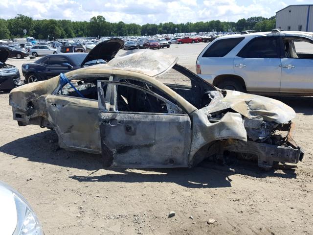 1G1ZC5E16BF137322 - 2011 CHEVROLET MALIBU 1LT დამწვარი ფოტო 9