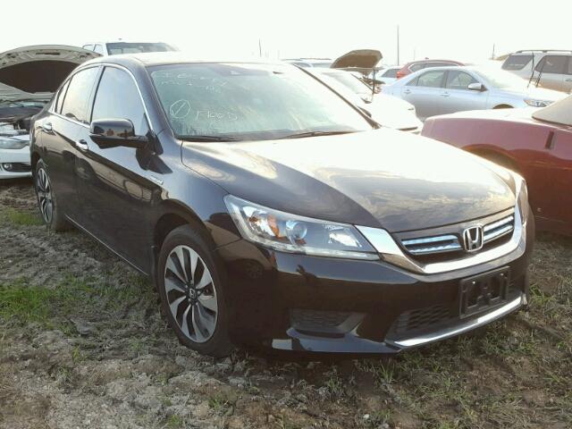 1HGCR6F54FA010253 - 2015 HONDA ACCORD HYB BLACK photo 1