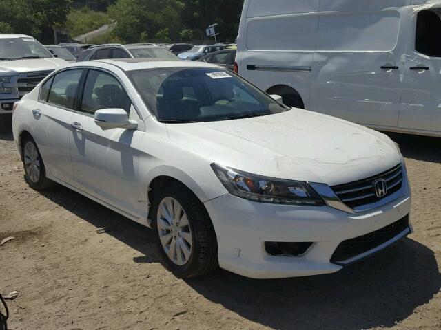 1HGCR3F82FA031305 - 2015 HONDA ACCORD EXL WHITE photo 1