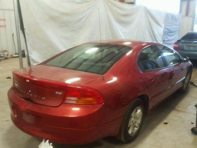 2B3HD56M82H273461 - 2002 DODGE INTREPID E RED photo 4