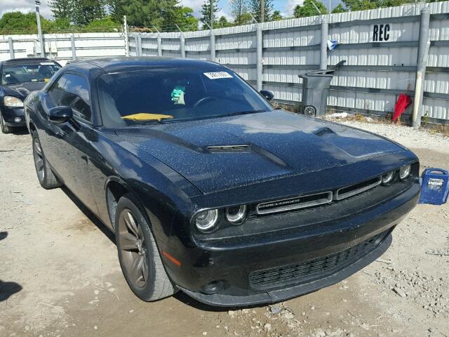 2C3CDZAG1GH198860 - 2016 DODGE CHALLENGER BLACK photo 1