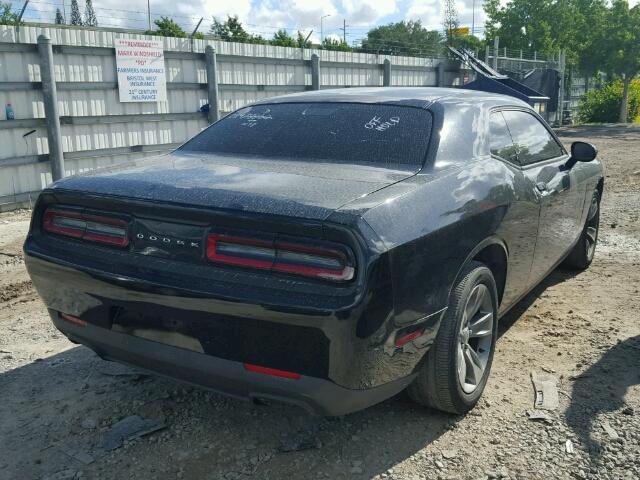 2C3CDZAG1GH198860 - 2016 DODGE CHALLENGER BLACK photo 4