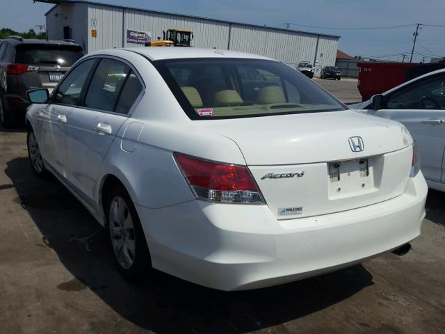 1HGCP26828A075341 - 2008 HONDA ACCORD EXL WHITE photo 3