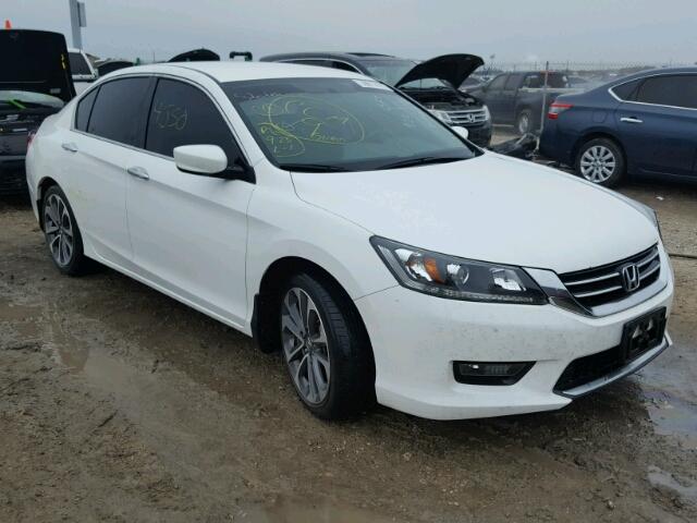 1HGCR2F56FA228509 - 2015 HONDA ACCORD WHITE photo 1