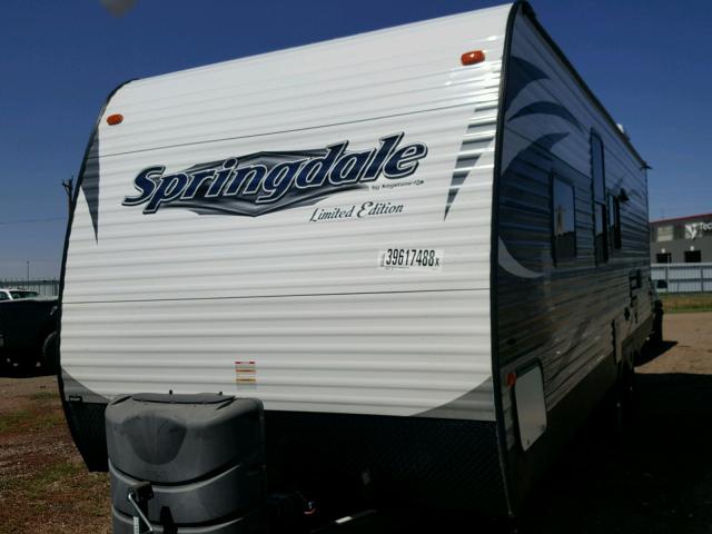 4YDT26029G3102172 - 2016 CABIN TRAILER SPRINGDALE BLACK photo 2