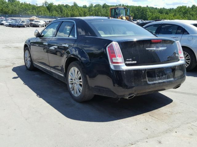 2C3CCAST6DH567868 - 2013 CHRYSLER 300C LUXUR BLACK photo 3