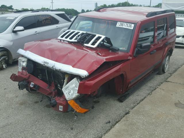 1J8HH48N86C219792 - 2006 JEEP COMMANDER 红色 照片 2