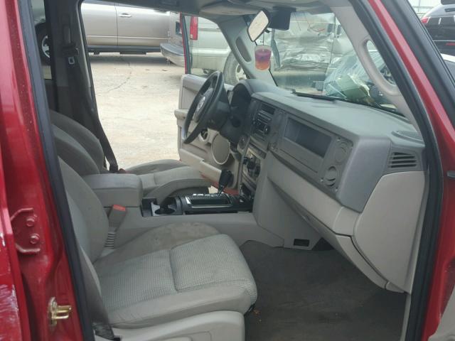 1J8HH48N86C219792 - 2006 JEEP COMMANDER 红色 照片 5