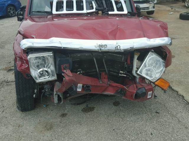 1J8HH48N86C219792 - 2006 JEEP COMMANDER 红色 照片 9