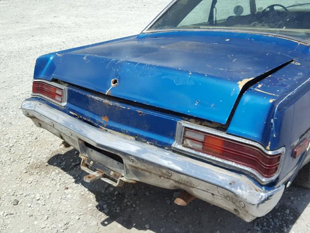 VH23G4F174840 - 1974 PLYMOUTH SCAMP BLUE photo 9