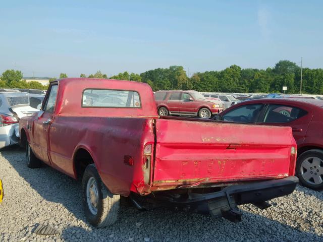 SC147A101897 - 1967 CHEVROLET C-10 RED photo 3