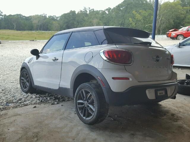 WMWSS1C58DWN94109 - 2013 MINI COOPER PAC WHITE photo 3