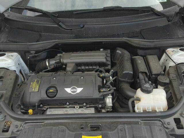 WMWSS1C58DWN94109 - 2013 MINI COOPER PAC WHITE photo 7