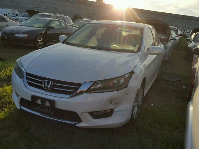 1HGCR2F71EA162032 - 2014 HONDA ACCORD EX WHITE photo 2