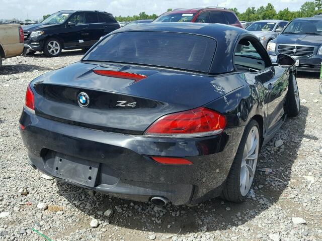 WBALM7C52EE385876 - 2014 BMW Z4 SDRIVE3 BLACK photo 4