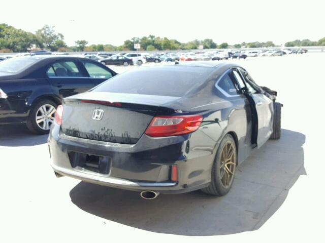 1HGCT2B89EA002545 - 2014 HONDA ACCORD BLACK photo 4