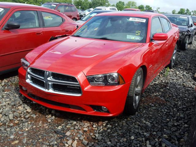 2C3CDXCTXCH144935 - 2012 DODGE CHARGER R/ RED photo 2