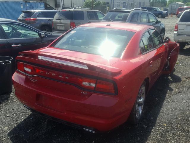 2C3CDXCTXCH144935 - 2012 DODGE CHARGER R/ RED photo 4