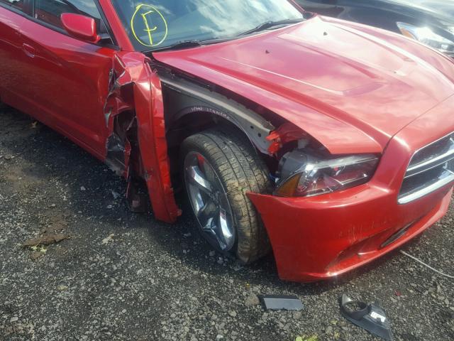 2C3CDXCTXCH144935 - 2012 DODGE CHARGER R/ RED photo 9