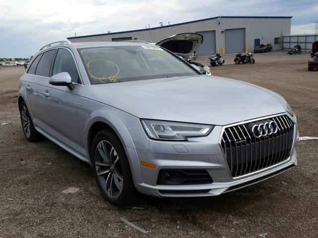 WA19NAF46JA034765 - 2018 AUDI A4 ALLROAD SILVER photo 1