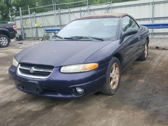 3C3EL55H9WT323830 - 1998 CHRYSLER SEBRING JX PURPLE photo 2