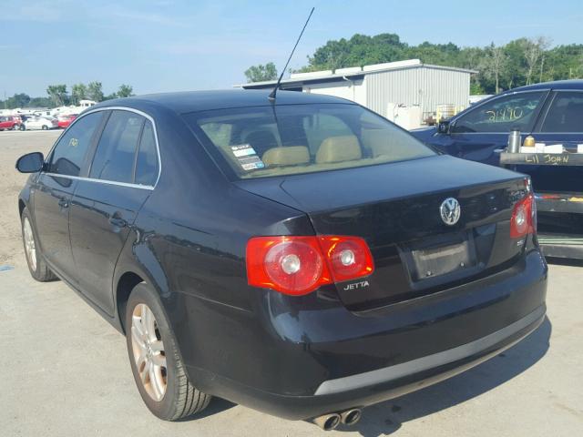 3VWEF71K27M127561 - 2007 VOLKSWAGEN JETTA WOLF BLACK photo 3