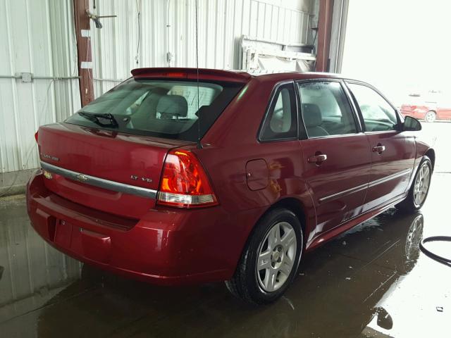 1G1ZT63896F139478 - 2006 CHEVROLET MALIBU MAX RED photo 4