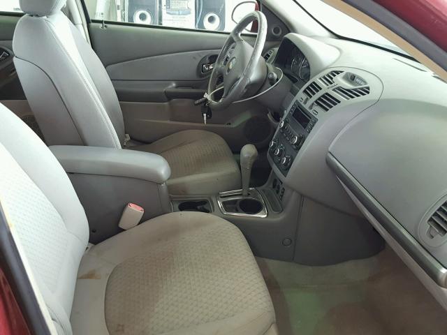 1G1ZT63896F139478 - 2006 CHEVROLET MALIBU MAX RED photo 5