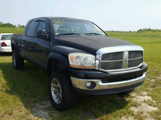 3D7KS29CX6G141857 - 2006 DODGE RAM 2500 BLACK photo 1