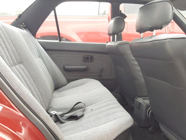 JT2AE94A4L3323587 - 1990 TOYOTA COROLLA DL RED photo 6