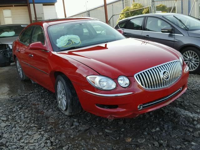 2G4WE587581157559 - 2008 BUICK LACROSSE C RED photo 1