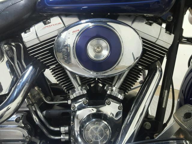 1HD1BWB166Y063135 - 2006 HARLEY-DAVIDSON FLSTCI BLUE photo 12