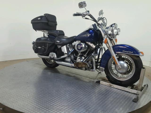 1HD1BWB166Y063135 - 2006 HARLEY-DAVIDSON FLSTCI BLUE photo 2