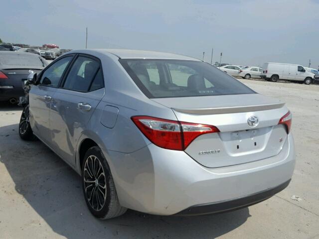 5YFBURHE9GP548161 - 2016 TOYOTA COROLLA L SILVER photo 3