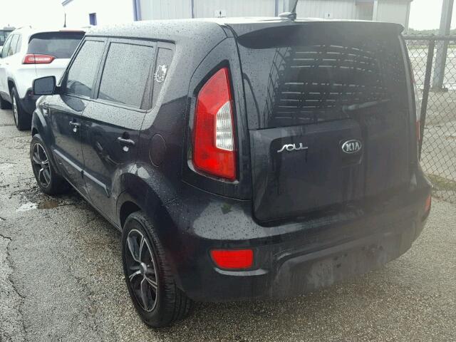 KNDJT2A53D7566149 - 2013 KIA SOUL BLACK photo 3