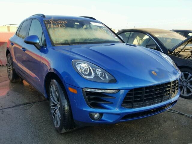 WP1AB2A57GLB56841 - 2016 PORSCHE MACAN BLUE photo 1