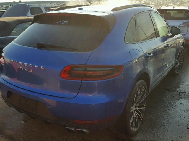 WP1AB2A57GLB56841 - 2016 PORSCHE MACAN BLUE photo 4