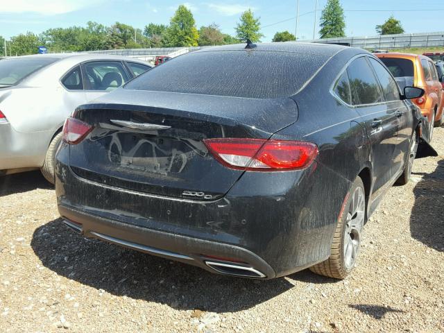 1C3CCCCG7FN673141 - 2015 CHRYSLER 200 C BLACK photo 4