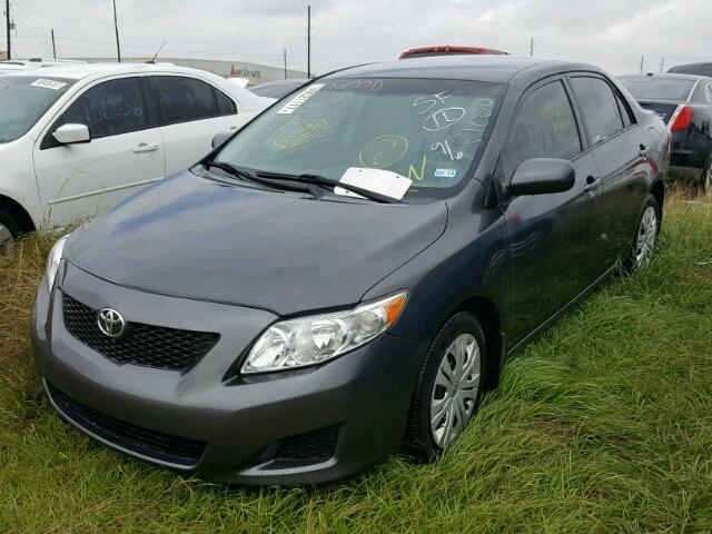 1NXBU40E09Z014014 - 2009 TOYOTA COROLLA BA GRAY photo 2