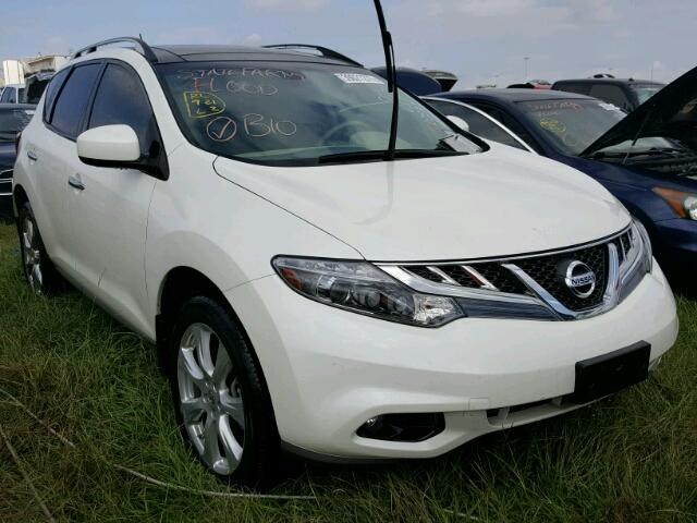 JN8AZ1MU4EW402464 - 2014 NISSAN MURANO S WHITE photo 1