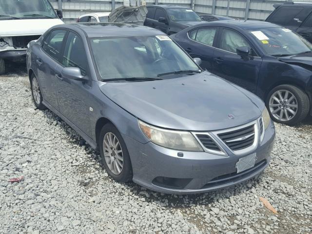 YS3FB49Y681108447 - 2008 SAAB 9-3 2.0T GRAY photo 1