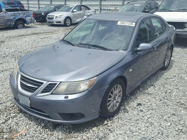 YS3FB49Y681108447 - 2008 SAAB 9-3 2.0T GRAY photo 2